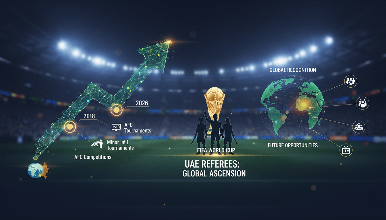 FIFA Appoints Three UAE Match Officials for 2026 World Cup