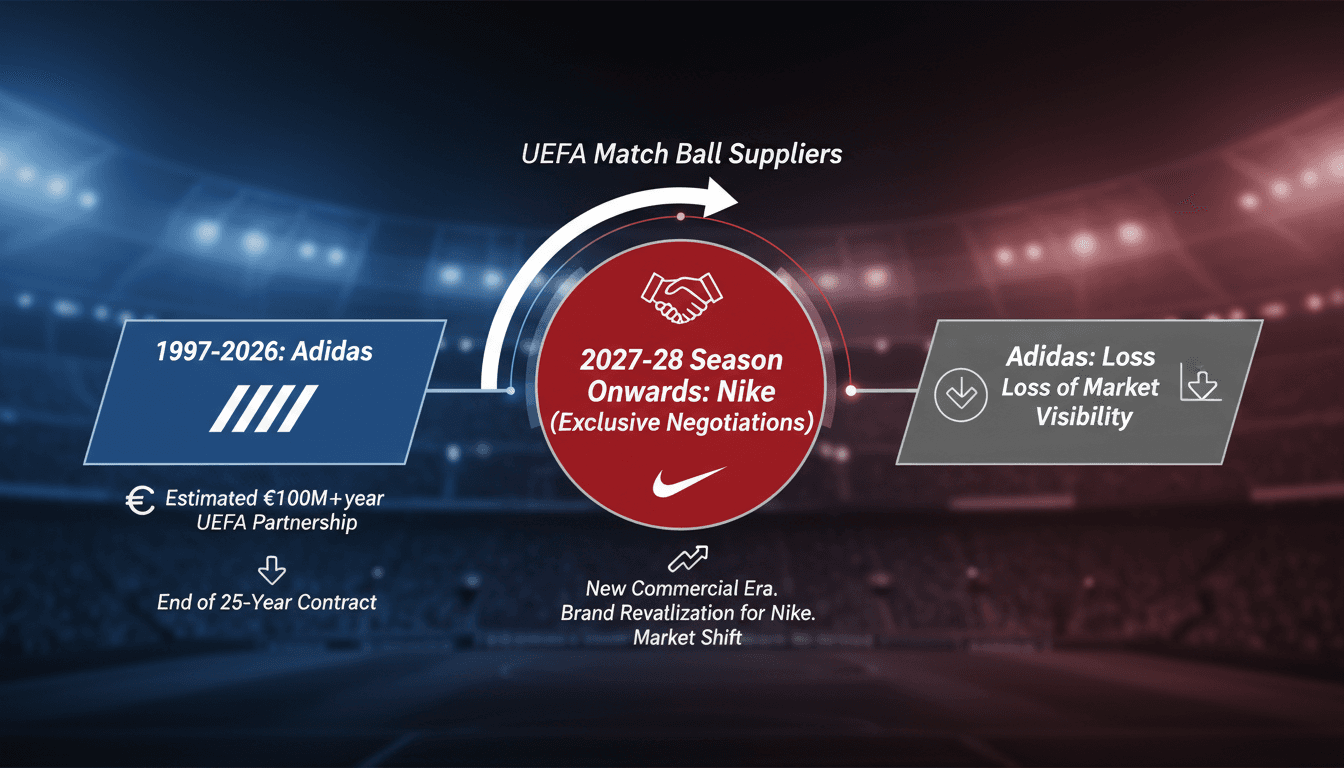 Nike Secures Exclusive Negotiations for UEFA Match Ball Supply from 2027 Ending Adidas' Longstanding Contract