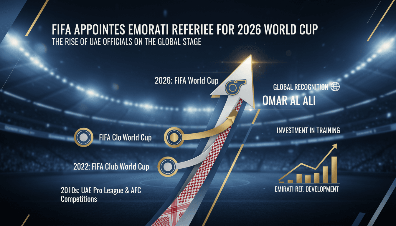FIFA Appoints Emirati Referee Omar Al Ali for 2026 World Cup