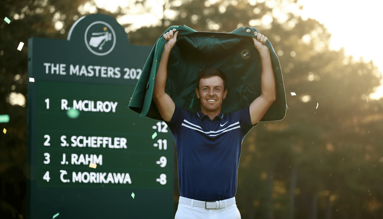 Rory McIlroy wins 2026 Masters Tournament with dramatic one-shot victory