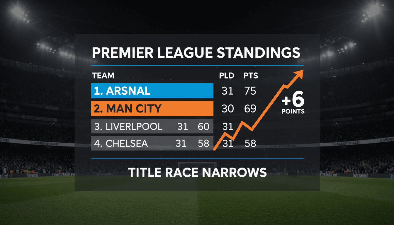 Manchester City Secures 3-0 Victory Over Chelsea Narrowing Premier League Title Race Gap