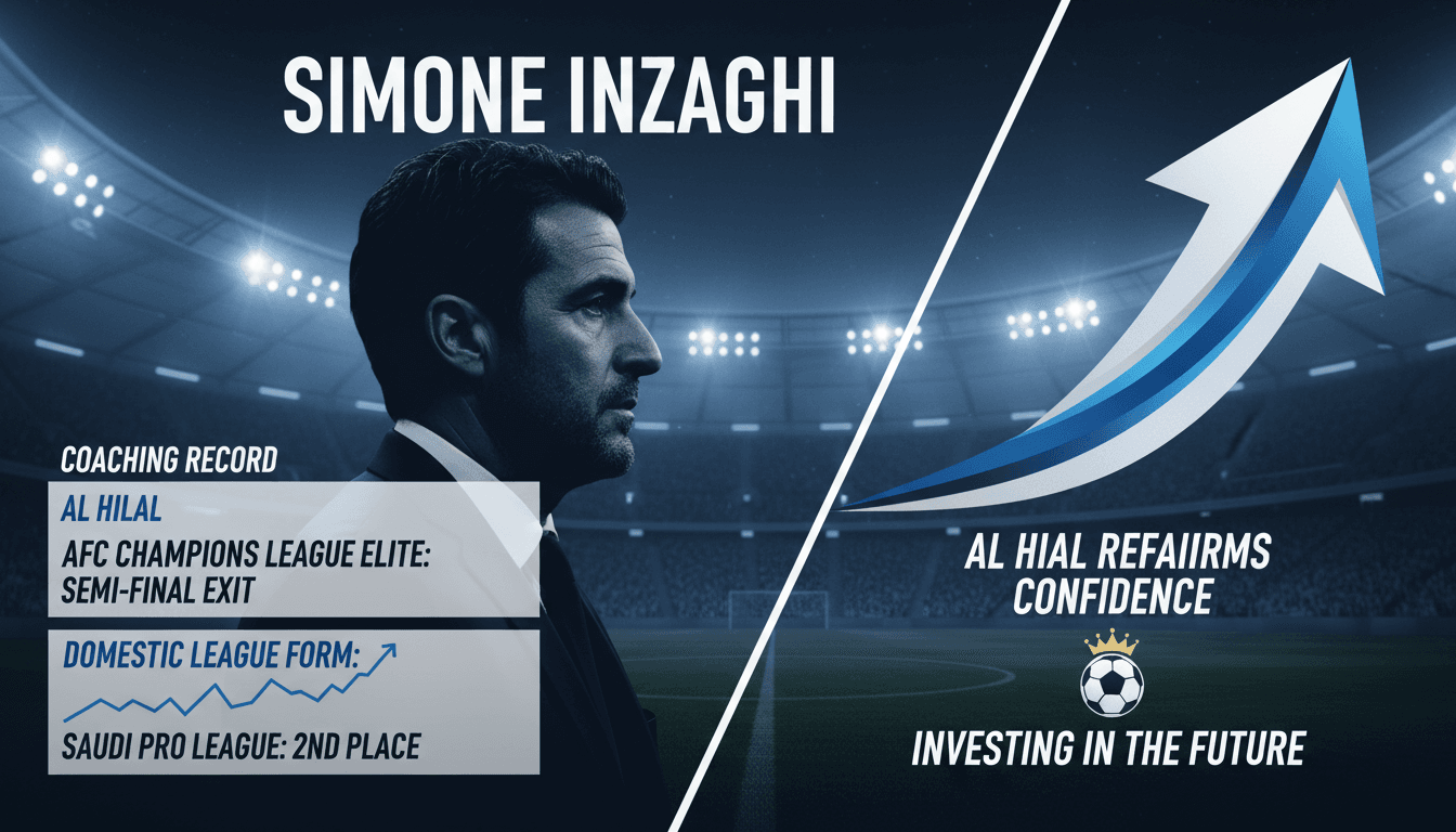 Al Hilal Supports Coach Inzaghi After AFC Champions League Exit