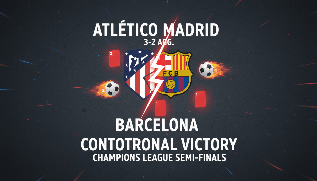 Atlético Madrid Advances to UEFA Champions League Semi-Finals After Controversial Victory Over Barcelona