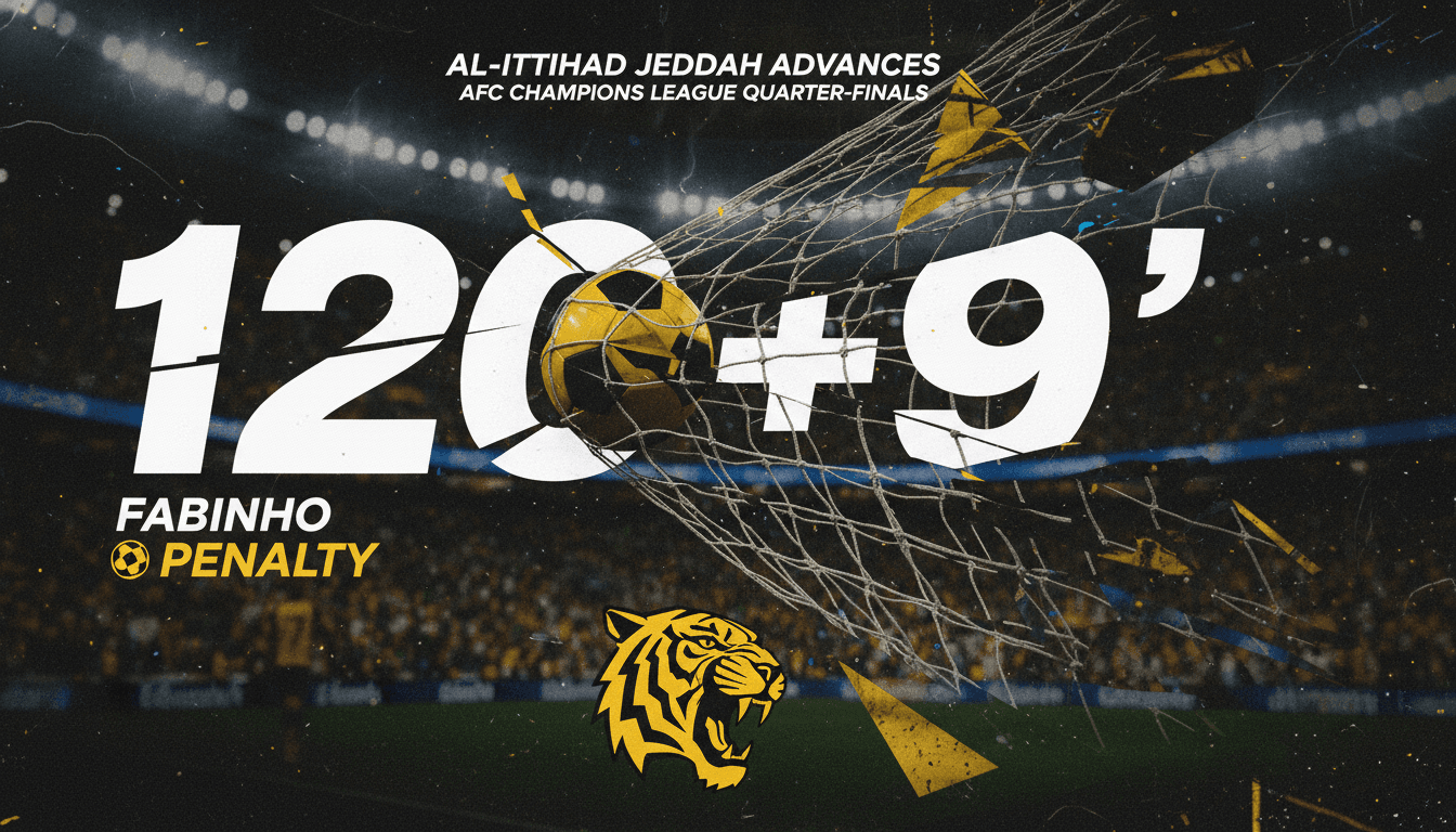 Al-Ittihad Jeddah Advances to AFC Champions League Quarter-Finals with Late Penalty Win