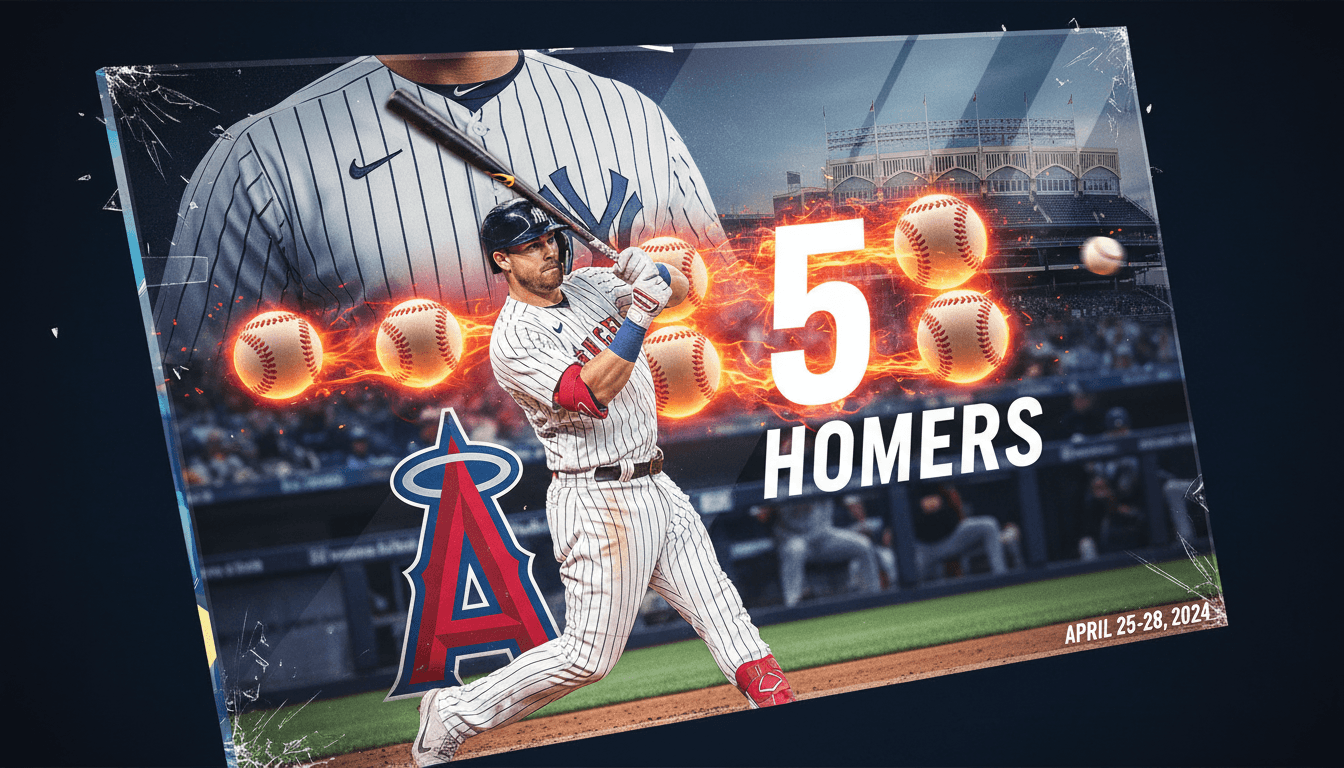 Mike Trout Sets MLB Record with Five Home Runs in Series Against Yankees