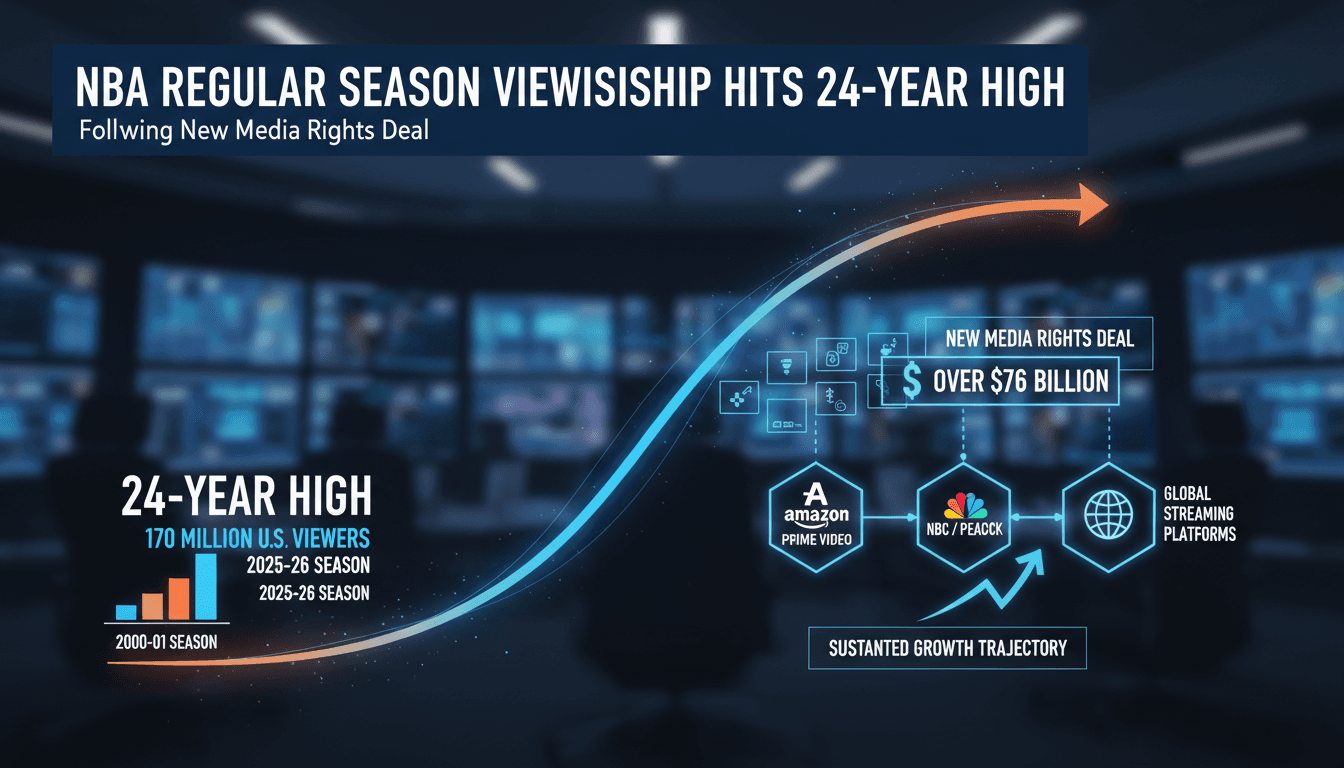 NBA Regular Season Viewership Hits 24-Year High Following New Media Rights Deal