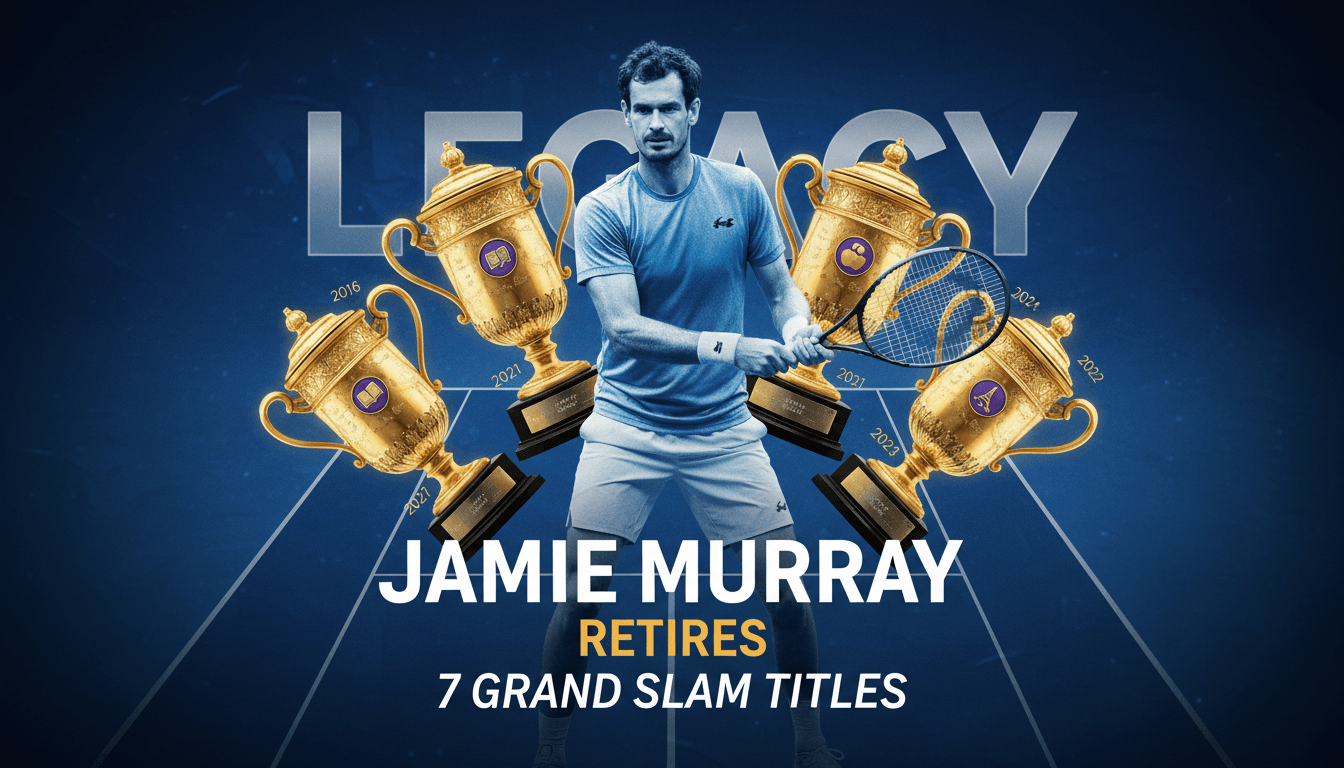 Jamie Murray Retires from Professional Tennis After 36 Years