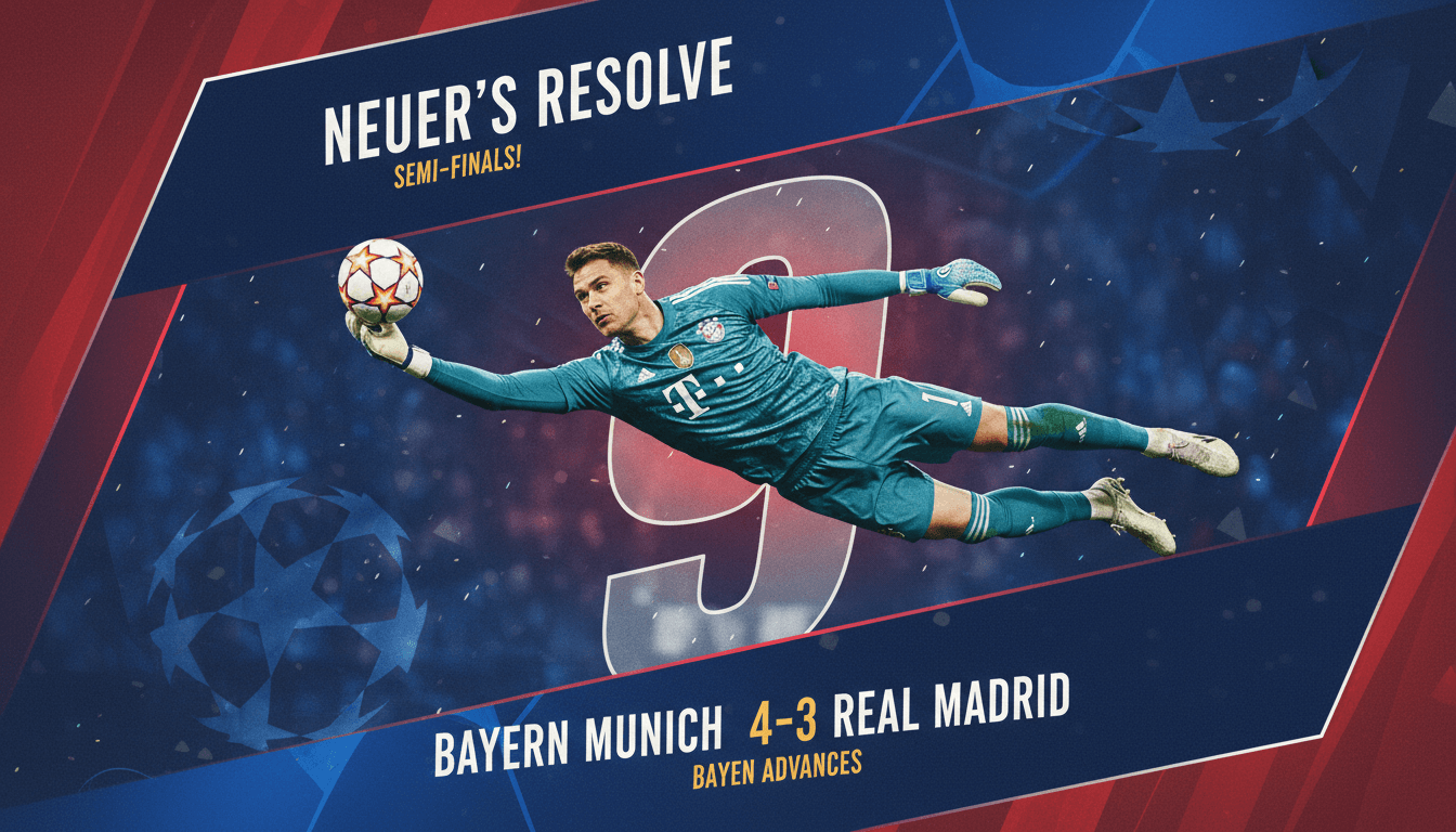 Bayern Munich Advances to UEFA Champions League Semi-Finals After Thrilling Victory Over Real Madrid