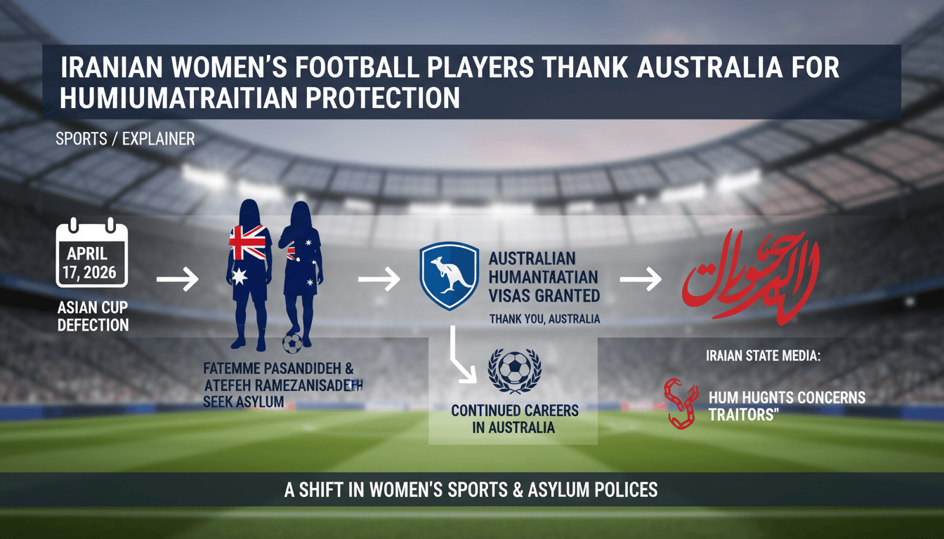 Iranian Women's Football Players Thank Australia for Humanitarian Protection After Asian Cup Asylum