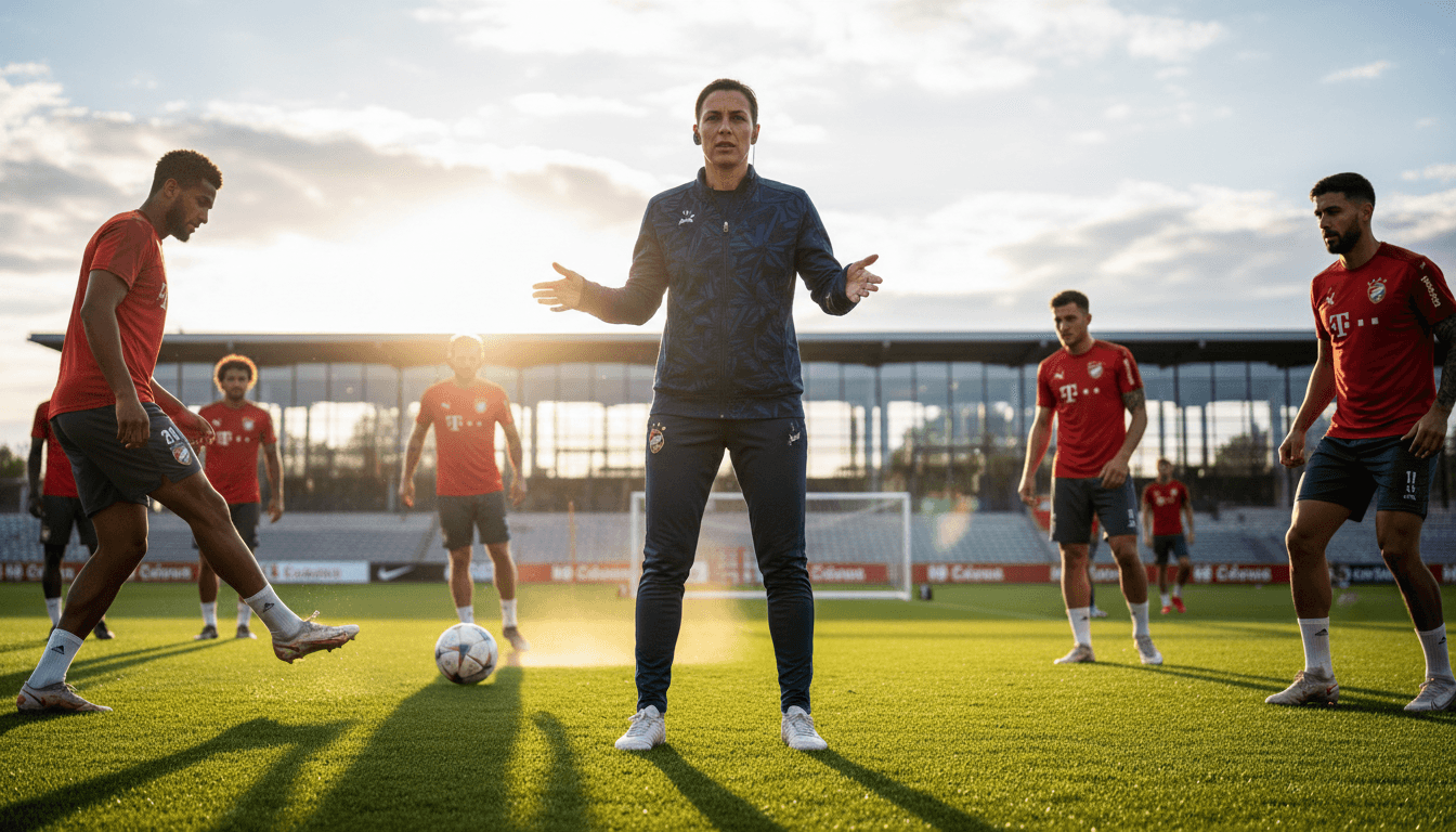 Marie-Louise Eta Becomes First Female Interim Head Coach of Men's Bundesliga Team