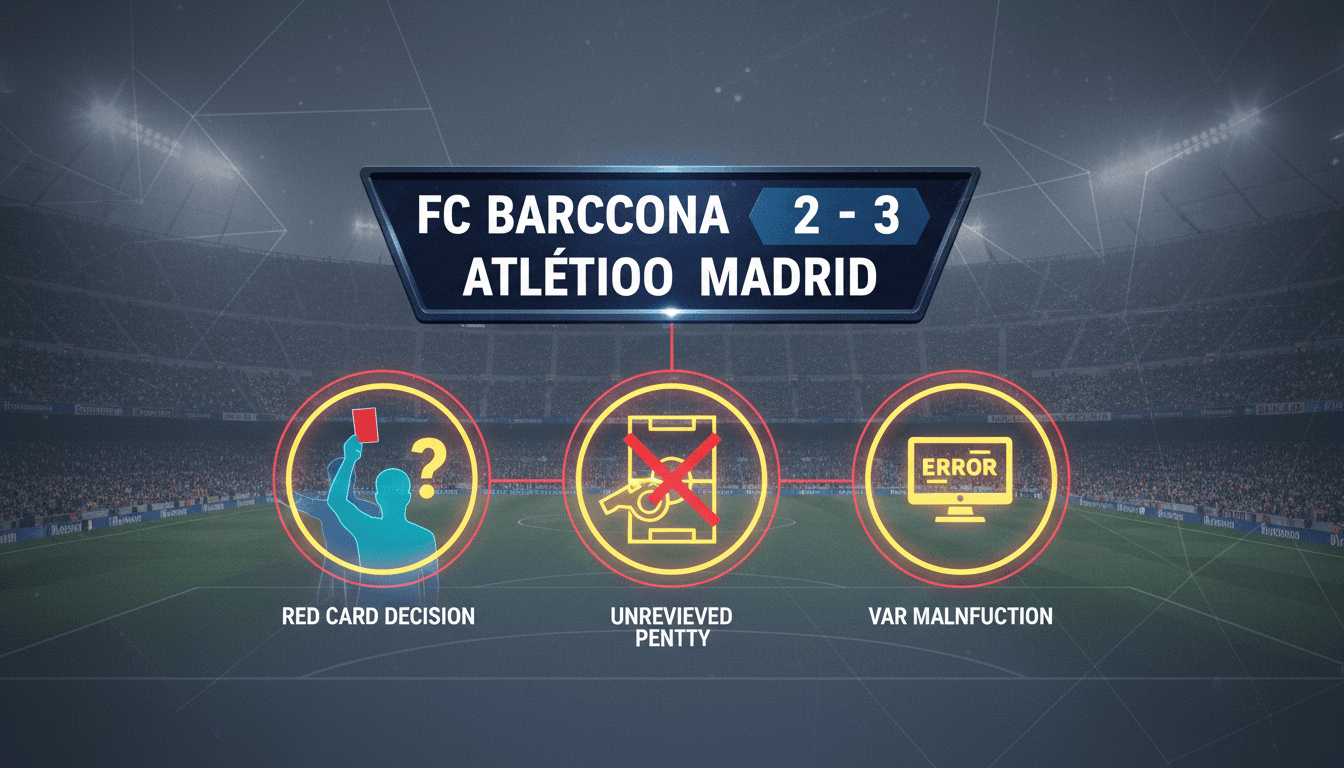 FC Barcelona Files Complaint with UEFA Over Refereeing Decisions in Champions League Quarter-Final