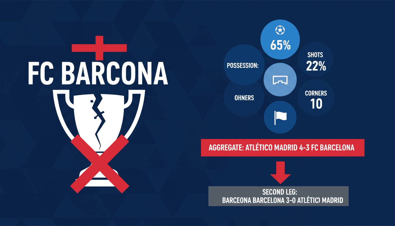 FC Barcelona Eliminated from Copa del Rey Despite Dominant Second Leg Performance
