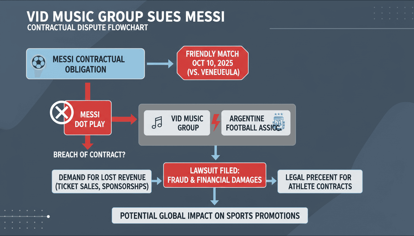 Vid Music Group Sues Lionel Messi for Fraud Over Missed Friendly Match