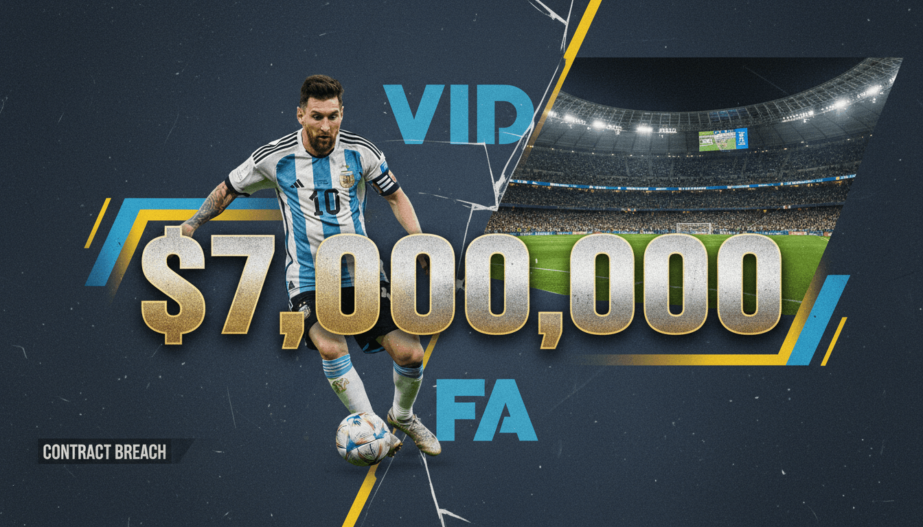 VID Music Group Files $7 Million Lawsuit Against Messi and AFA for Contract Breach
