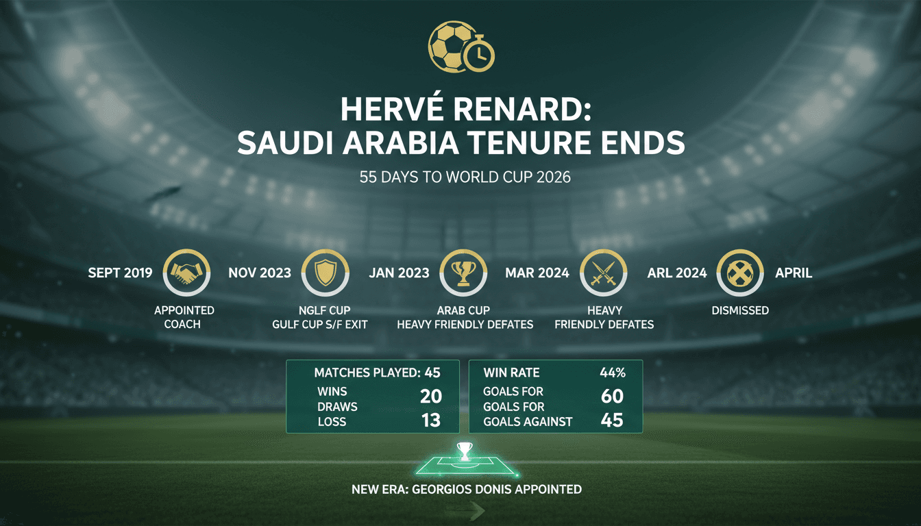 Hervé Renard Dismissed as Saudi Arabia National Football Team Coach Ahead of World Cup