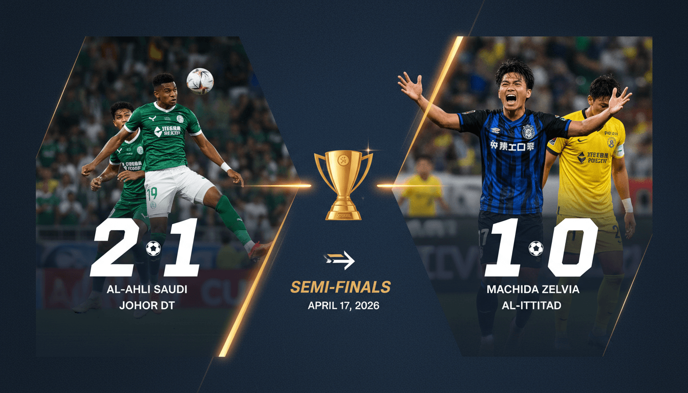 Al-Ahli Saudi and FC Machida Zelvia Advance in AFC Champions League Quarter-Finals