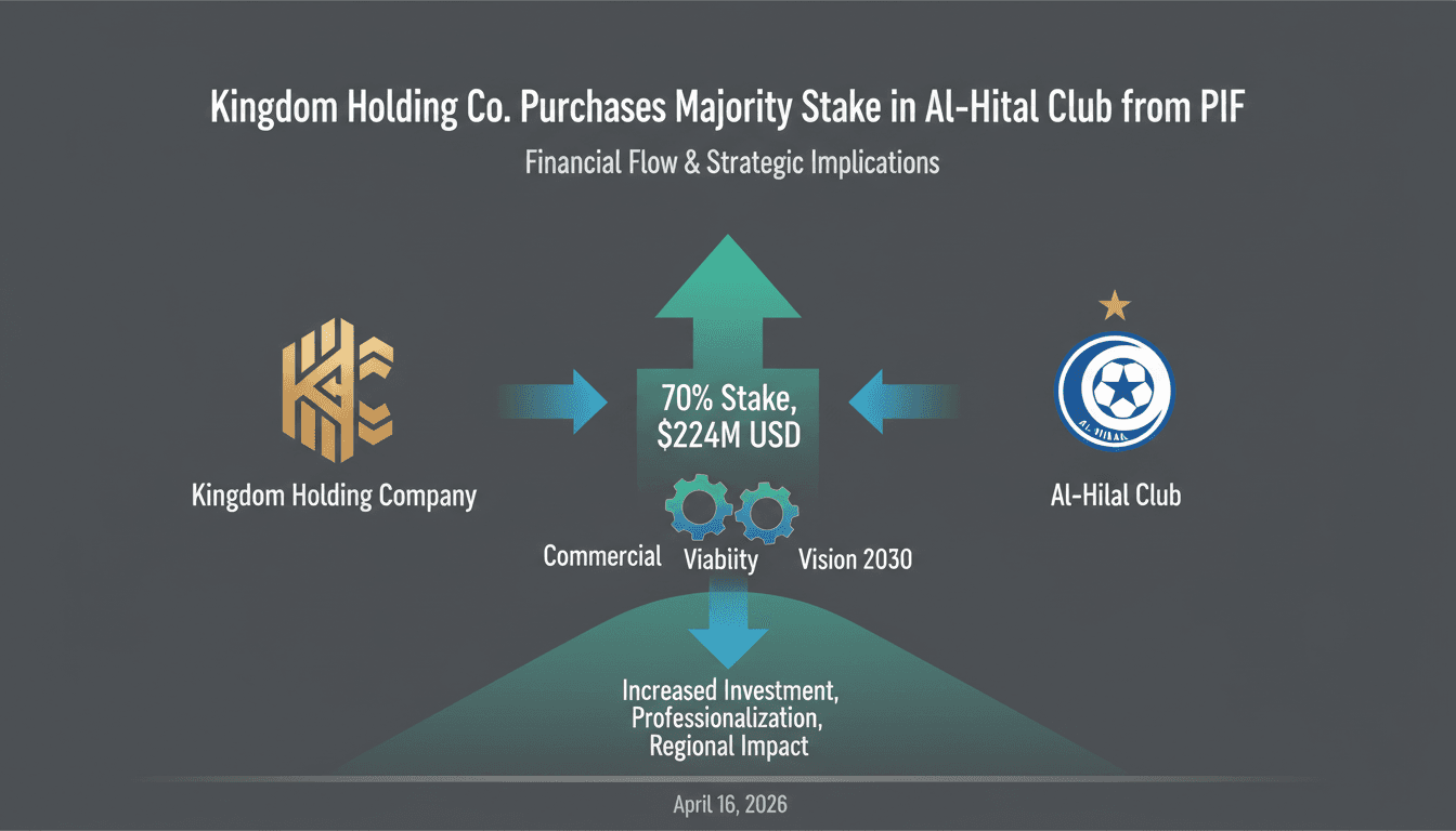 Kingdom Holding Company Purchases Majority Stake in Al-Hilal Club from Public Investment Fund