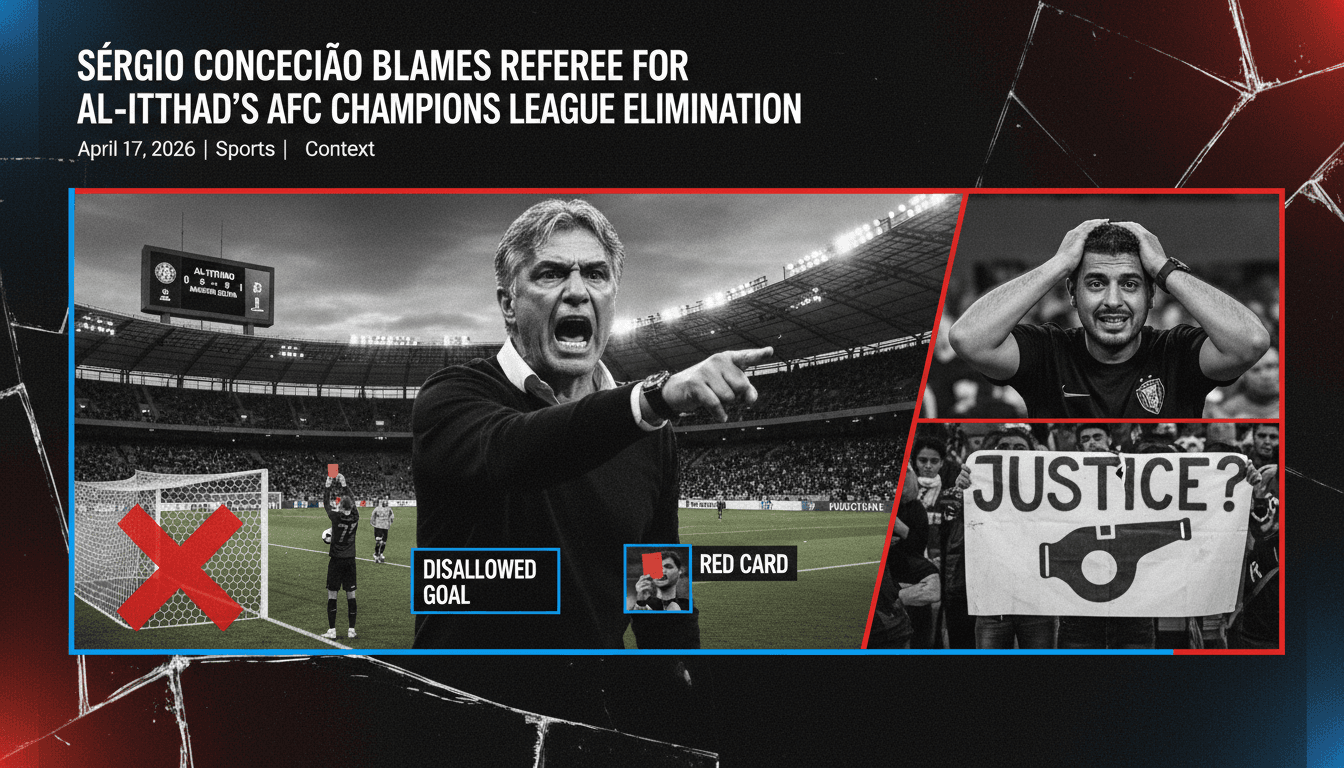 Sérgio Conceição Blames Referee for Al-Ittihad's AFC Champions League Elimination
