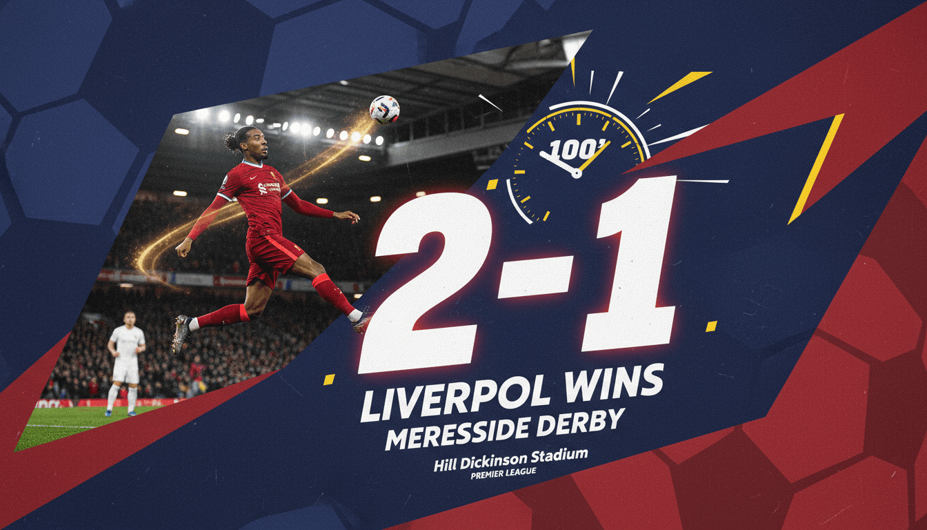 Liverpool Wins Merseyside Derby 2-1 Against Everton at New Stadium