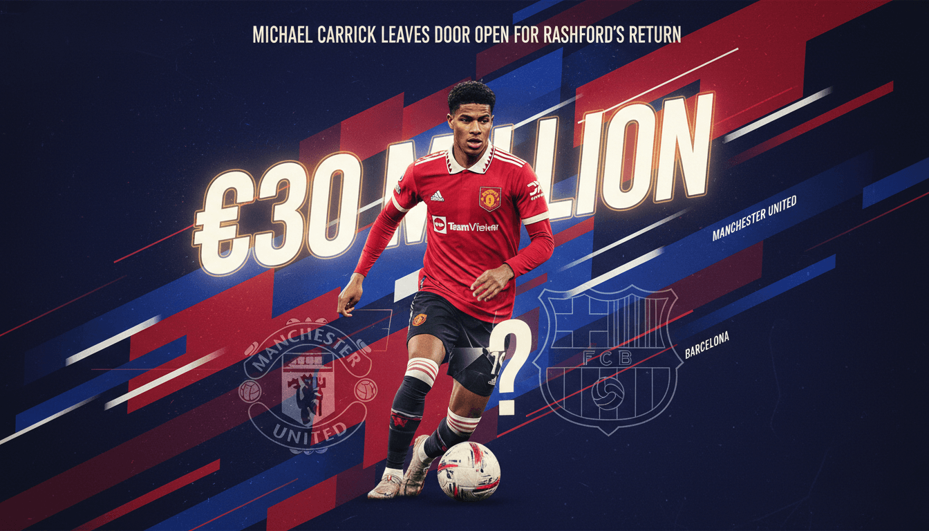 Michael Carrick Leaves Door Open for Marcus Rashford's Return to Manchester United
