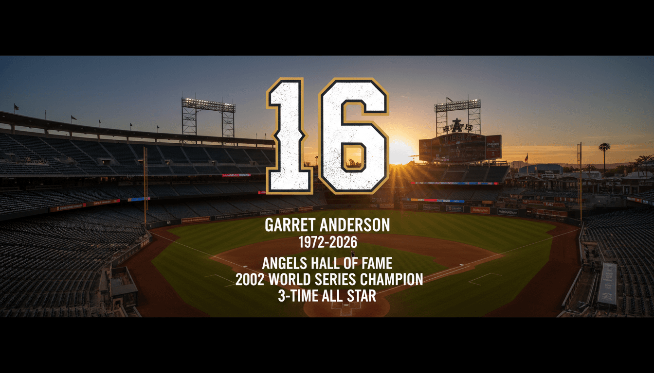 Garret Anderson, Los Angeles Angels Hall of Famer, dies at 53 from heart attack
