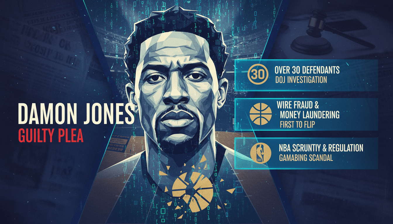 Damon Jones to Plead Guilty in Federal Sports Betting and Poker Rigging Cases