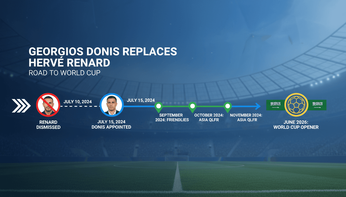 Georgios Donis set to replace Hervé Renard as Saudi Arabia national football team coach ahead of World Cup