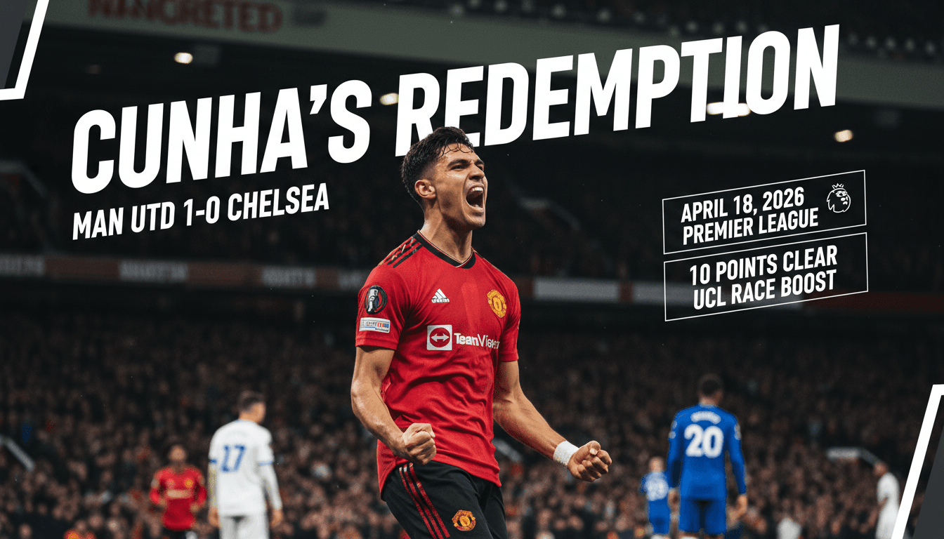 Matheus Cunha's Goal Secures Manchester United's Victory Over Chelsea