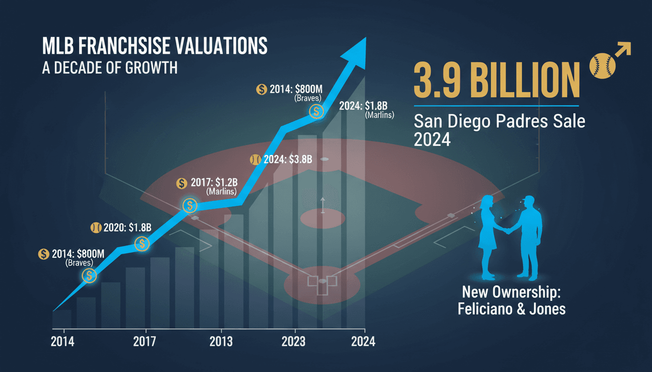San Diego Padres Sold for MLB-Record $3.9 Billion