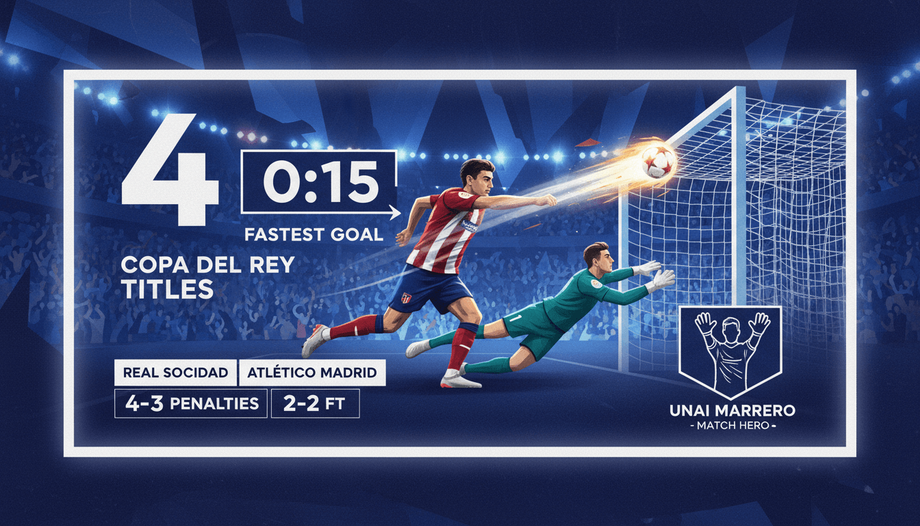Real Sociedad Wins Fourth Copa del Rey Title Against Atlético Madrid