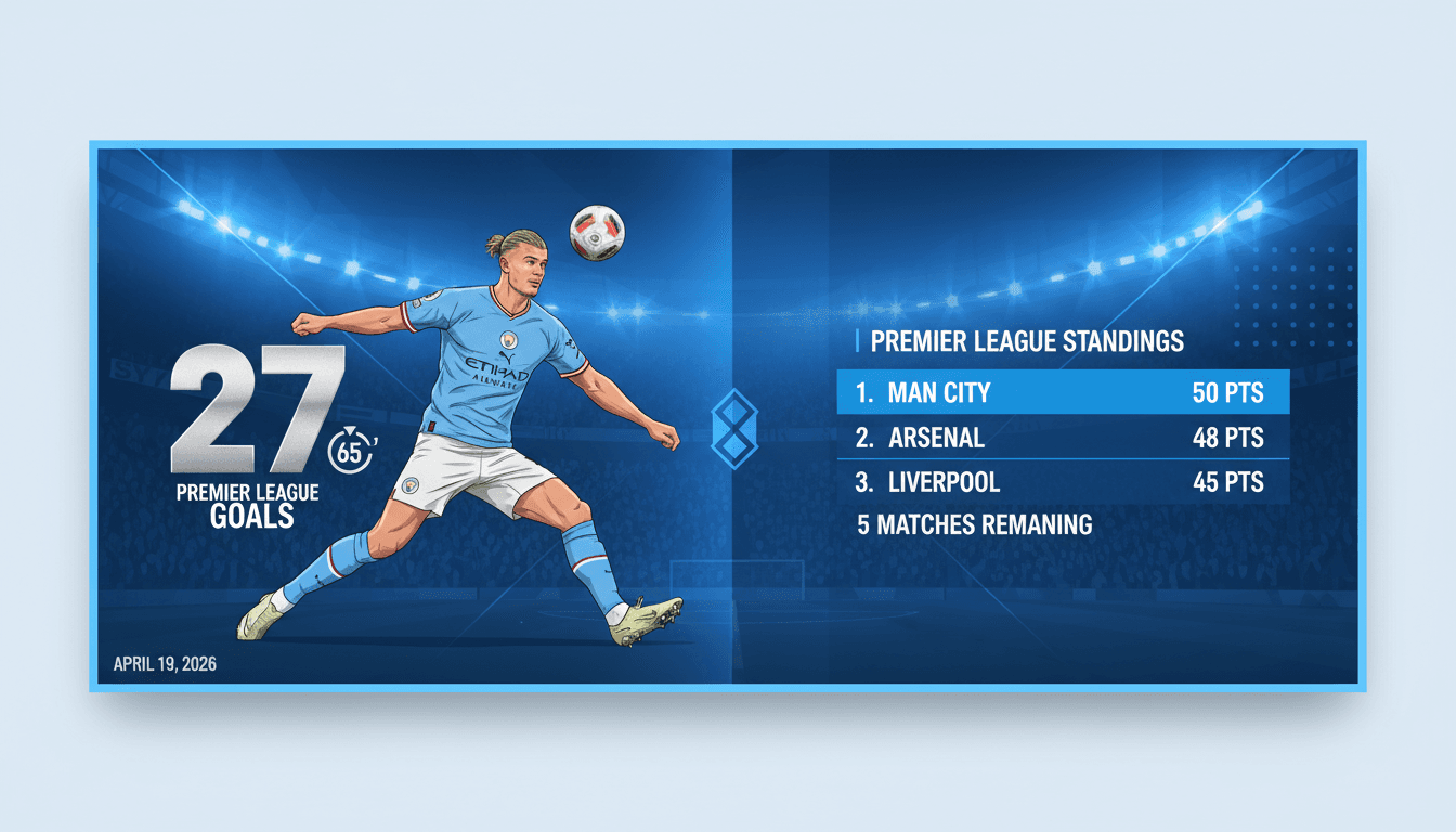 Manchester City Secures 2-1 Victory Over Arsenal in Premier League Title Race Showdown