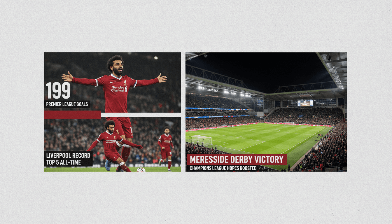 Liverpool Wins Merseyside Derby Against Everton 2-1 Enhancing Champions League Hopes