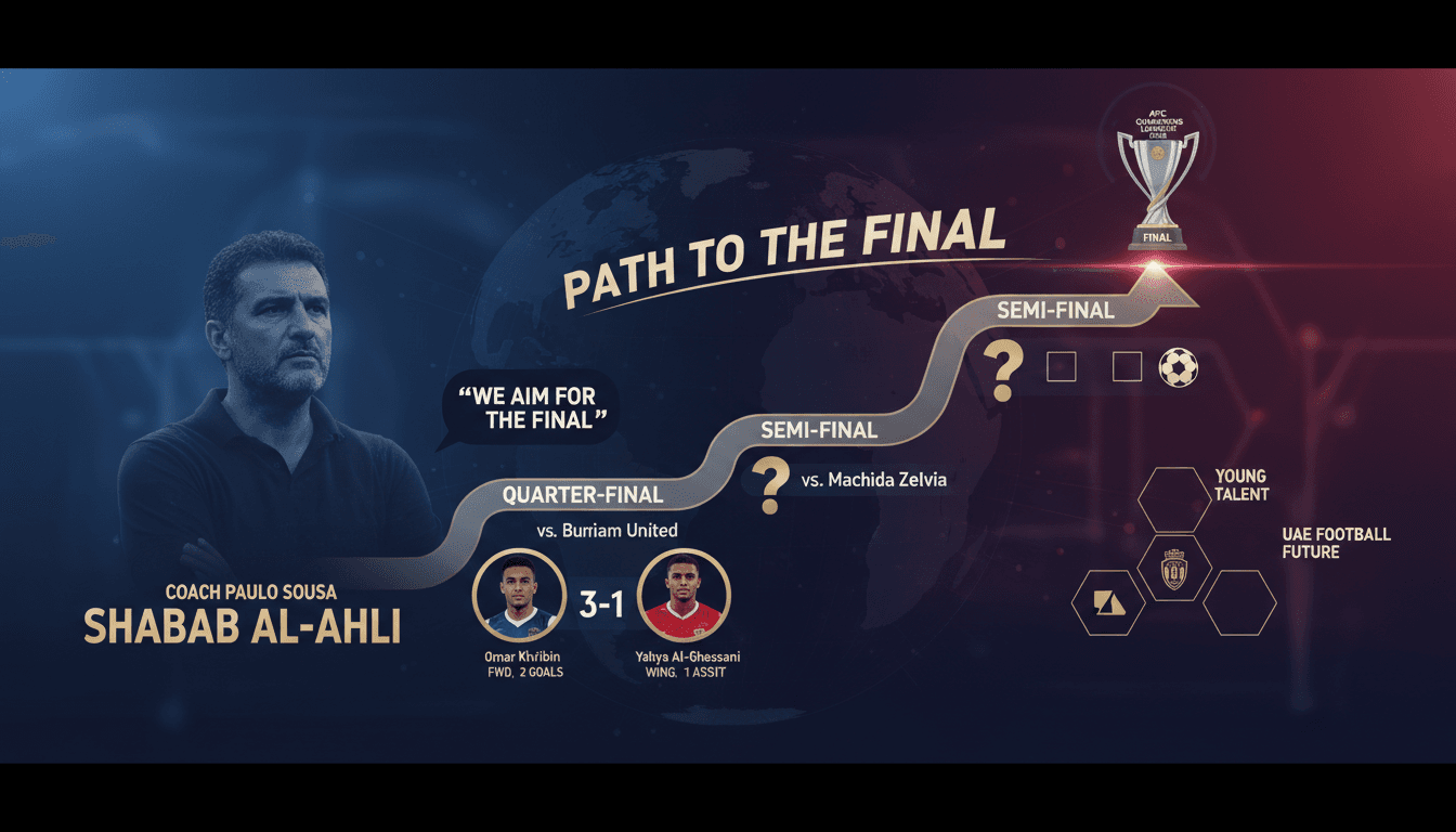 Shabab Al-Ahli Aims for AFC Champions League Final Under Coach Paulo Sousa