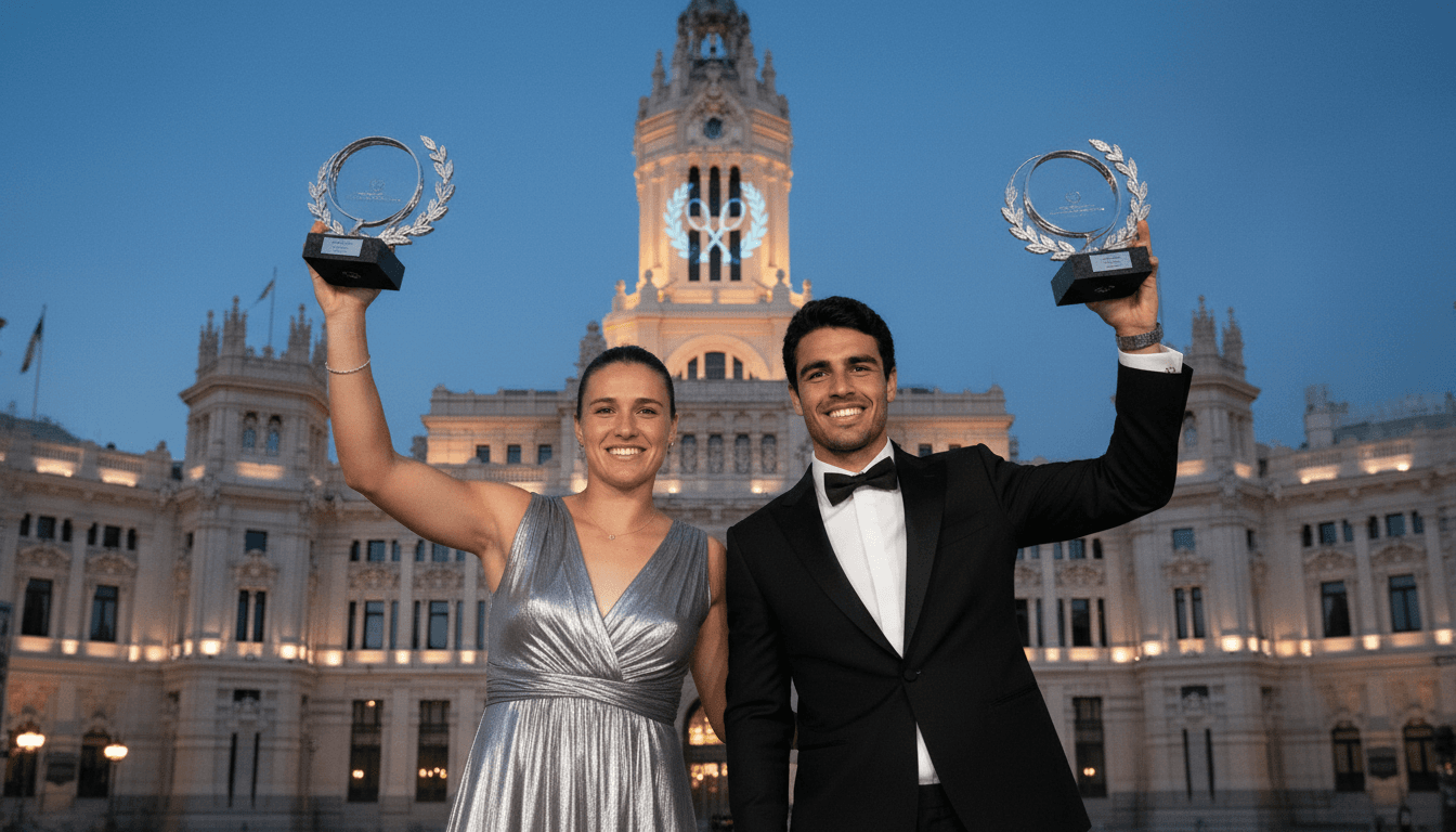Carlos Alcaraz and Aryna Sabalenka Win Laureus Sports Awards in Madrid