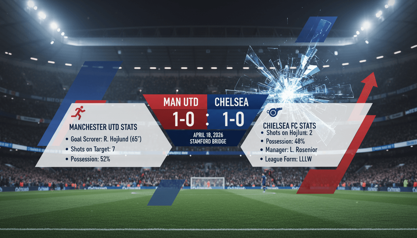 Manchester United Secures 1-0 Victory Over Chelsea in Premier League Clash