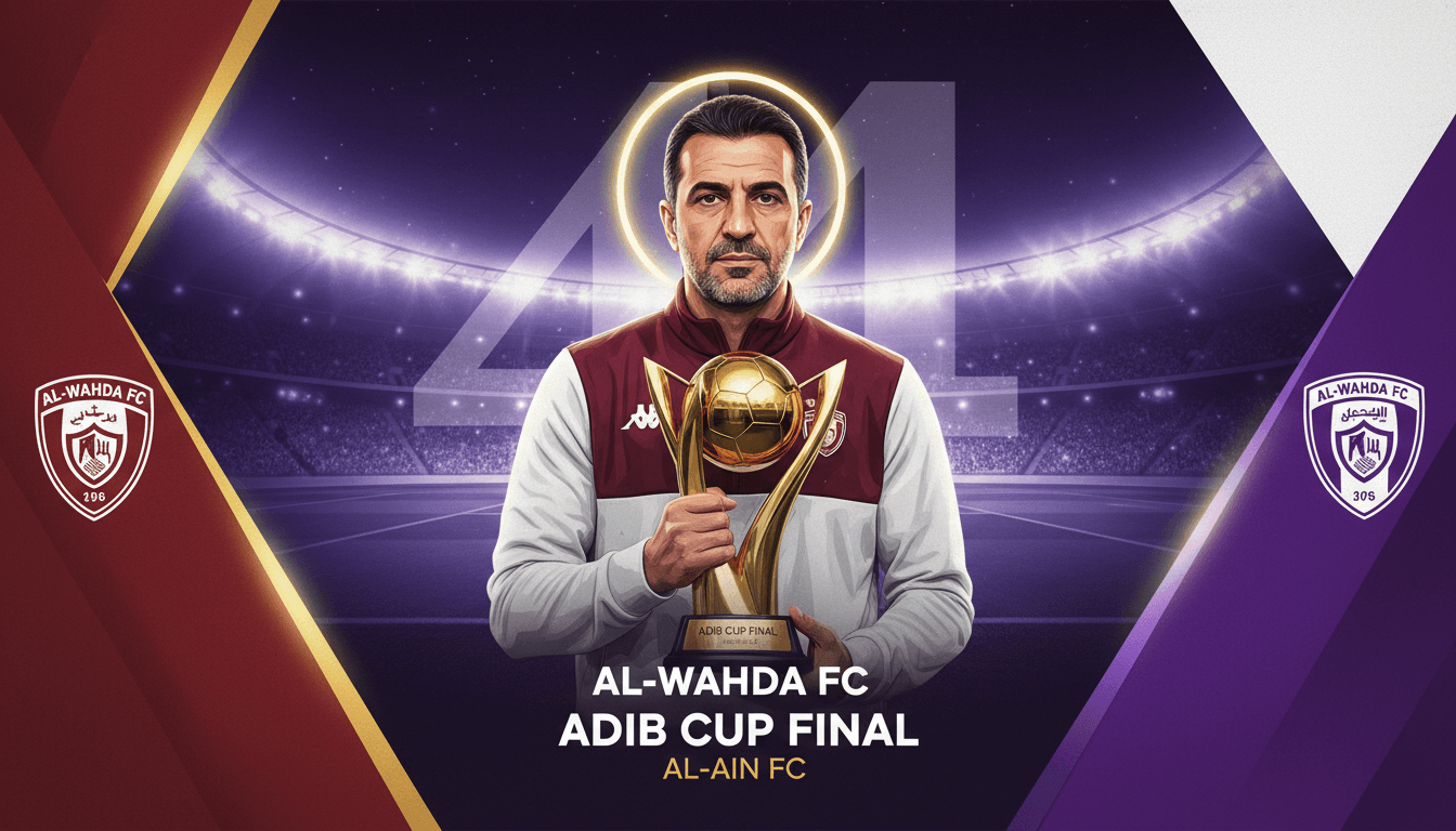 Al-Wahda FC Appoints Hassan Al-Abdouli as Head Coach to Target ADIB Cup Success