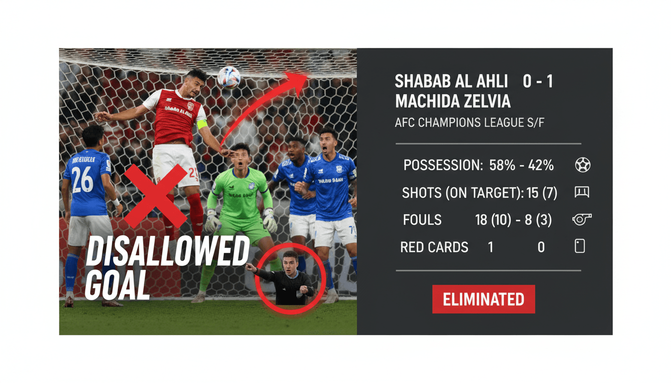 Shabab Al Ahli eliminated from AFC Champions League after controversial officiating