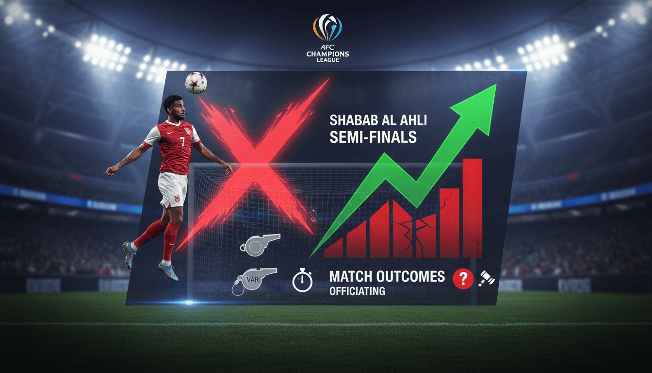 Shabab Al Ahli advances to AFC Champions League semi-finals amid officiating controversy