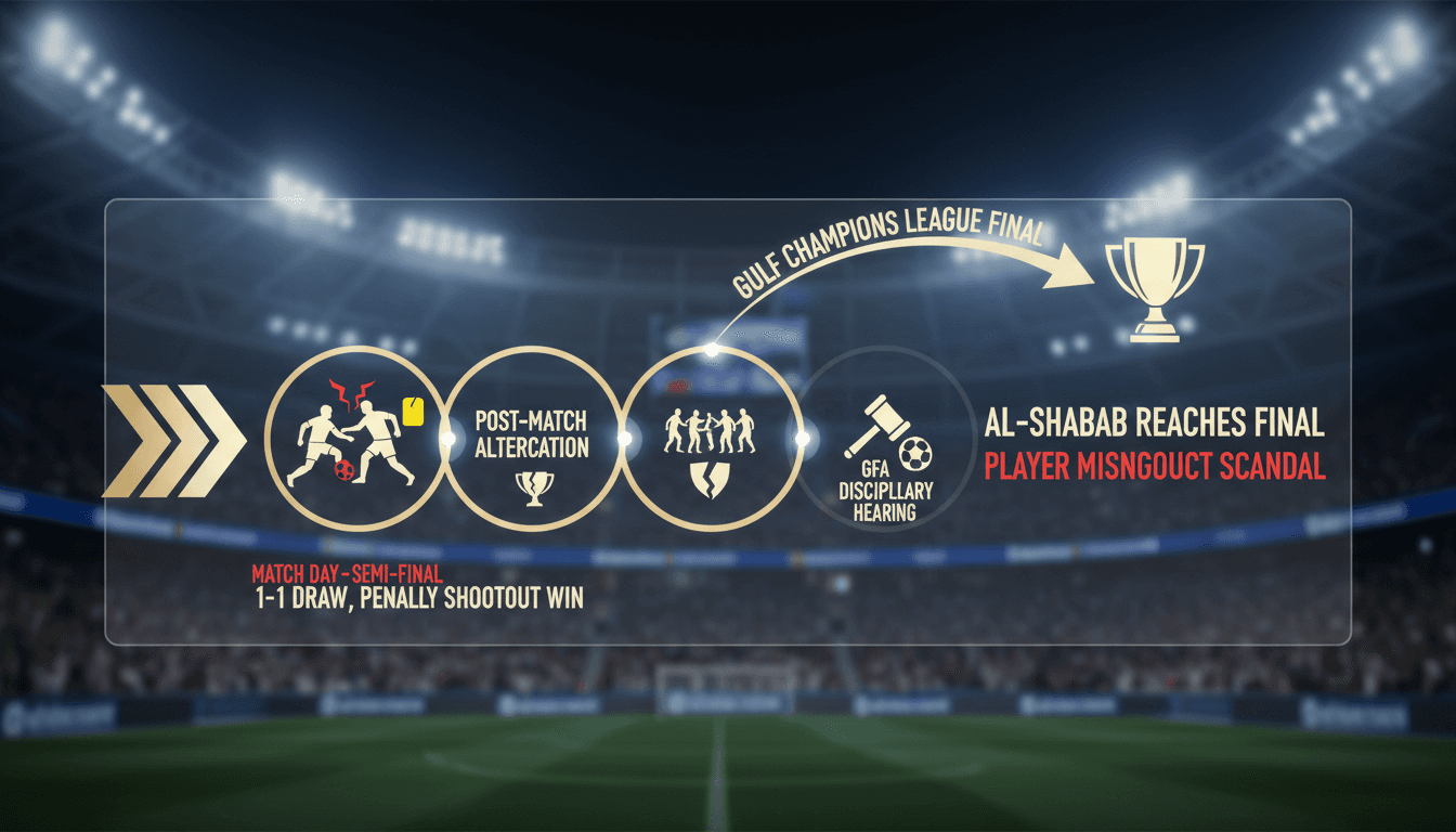 Al-Shabab advances to Gulf Champions League final amid player misconduct incidents
