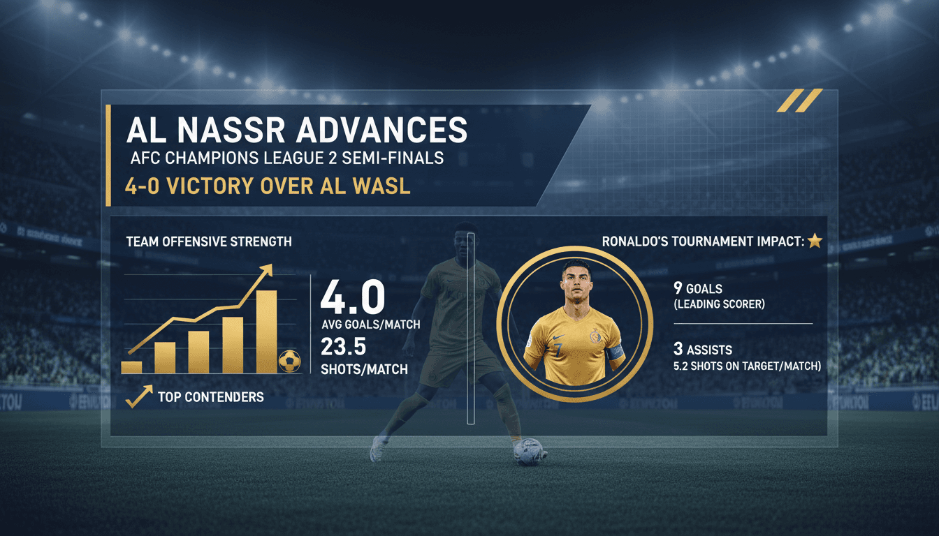 Al Nassr advances to AFC Champions League 2 semi-finals after 4-0 victory over Al Wasl