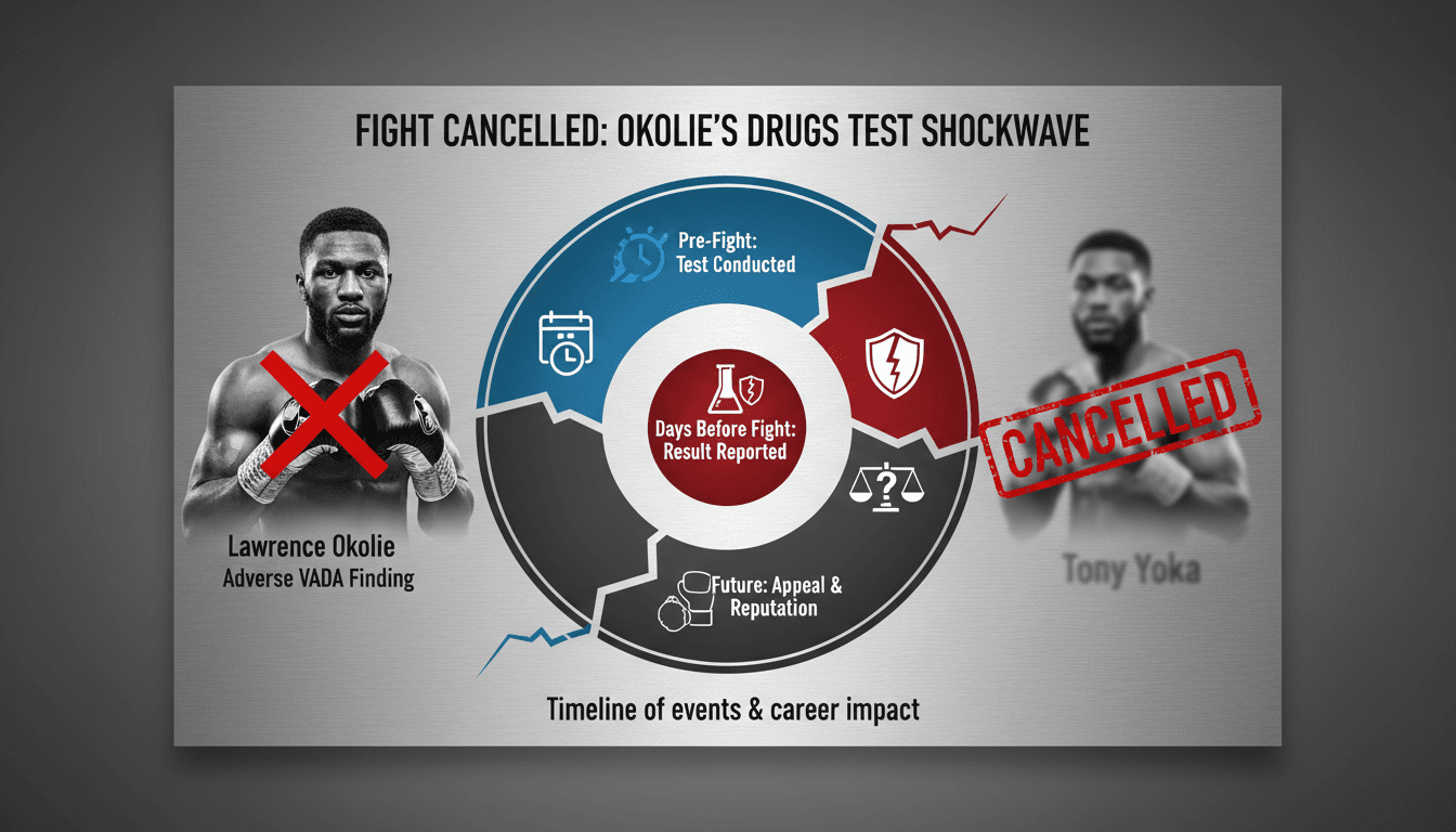Lawrence Okolie fails drugs test leading to fight cancellation against Tony Yoka