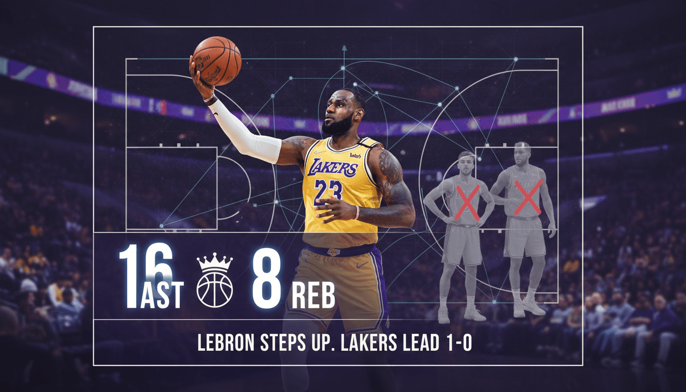 LA Lakers win Game 1 of NBA playoffs against Houston Rockets