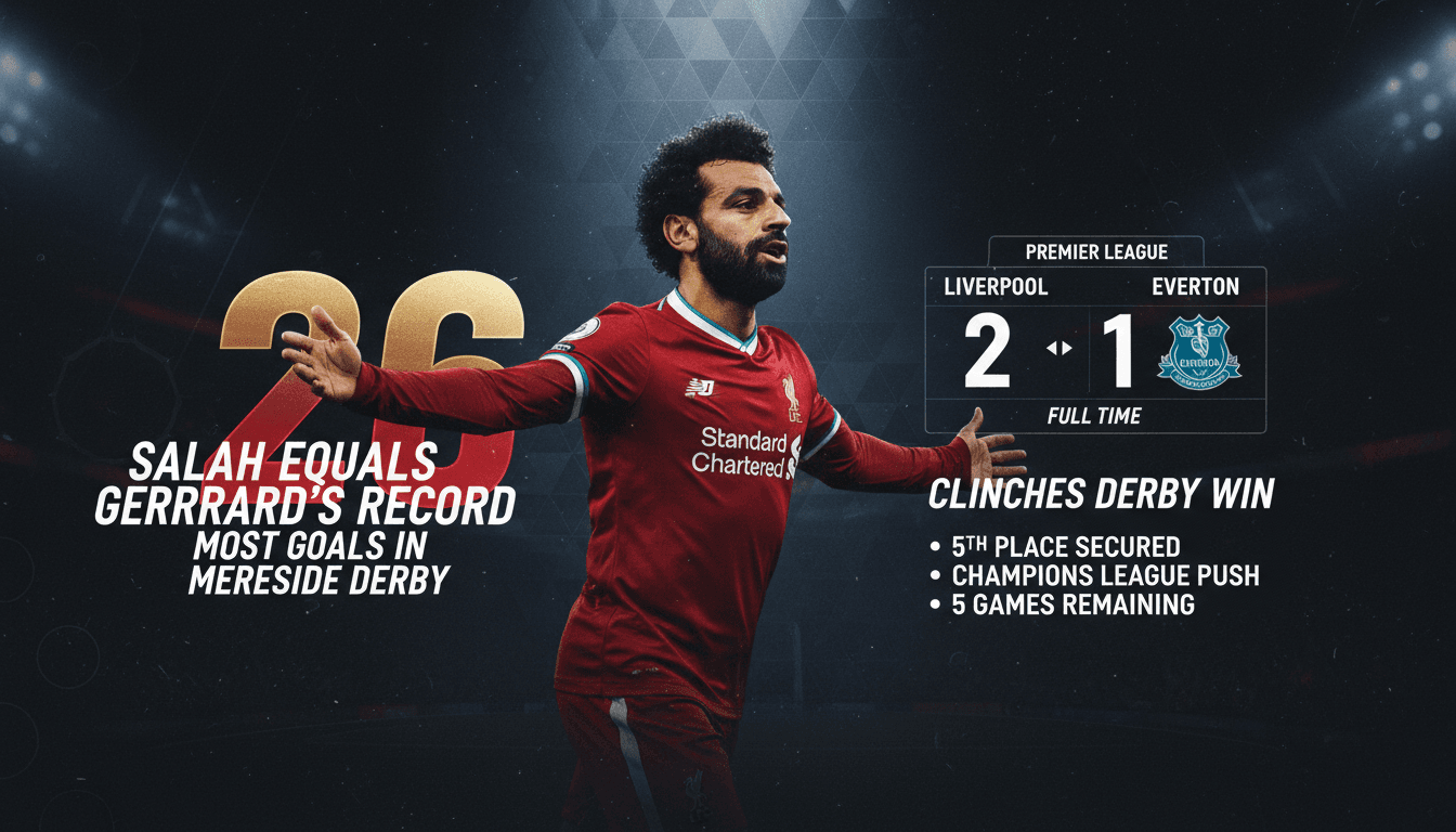 Liverpool Secures 2-1 Victory Over Everton in Merseyside Derby