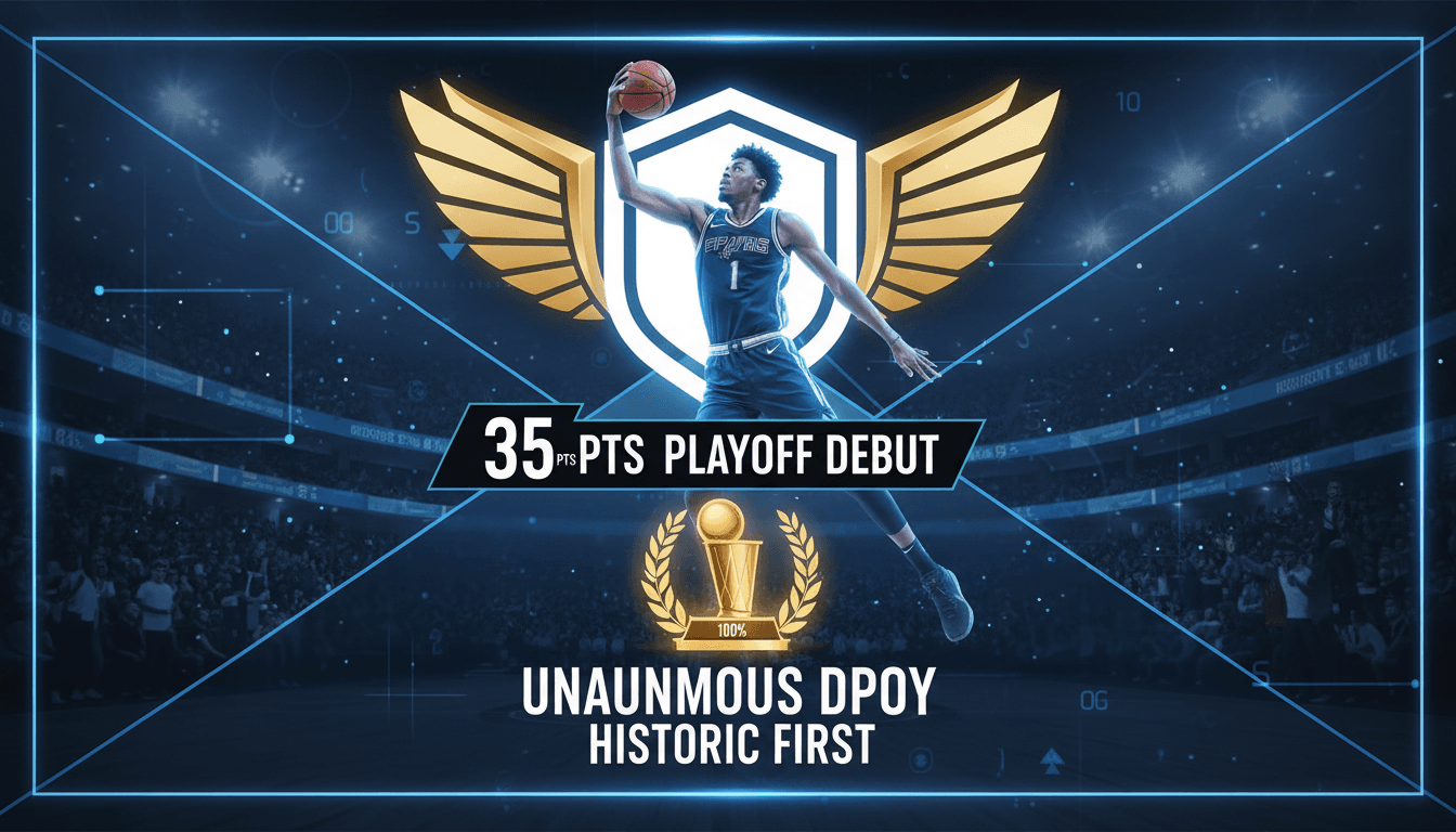 Victor Wembanyama achieves unanimous NBA Defensive Player of the Year award and leads Spurs to playoff victory