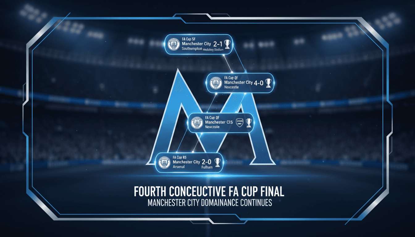 Manchester City reaches FA Cup final for fourth consecutive year