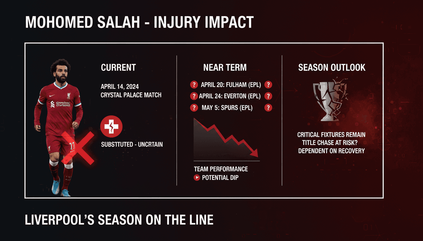 Mohamed Salah's Injury Raises Concerns for Liverpool's Season