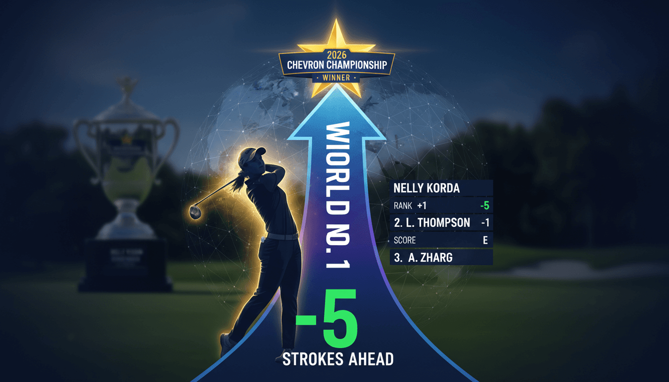 Nelly Korda Wins 2026 Chevron Championship and Reclaims No. 1 Ranking