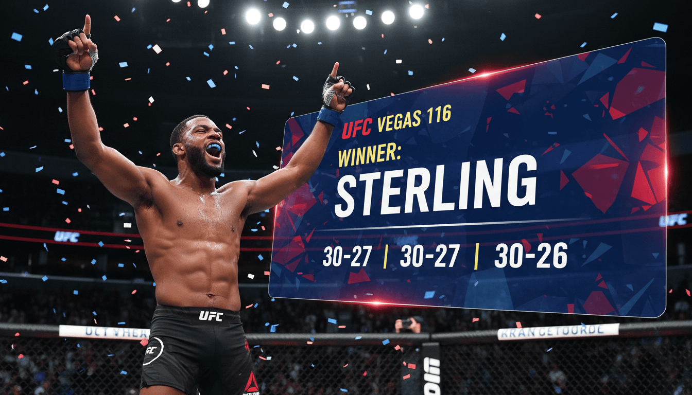 Aljamain Sterling Secures Victory at UFC Vegas 116 Amid Retirement Considerations
