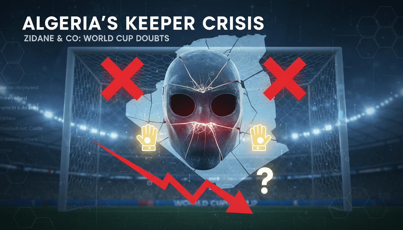 Luca Zidane's Injury Raises Doubts for Algeria Ahead of World Cup