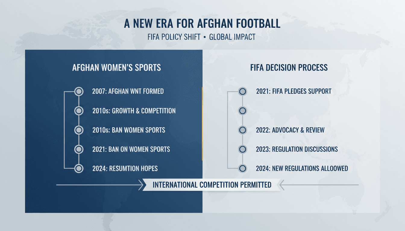 FIFA Allows Afghan Women Footballers to Compete Internationally